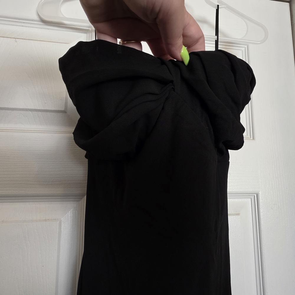 Hello Molly Black Strapless Dress
